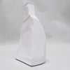Vase bouteille blanc Franco Bucci Laboratorio Pesaro 1960s