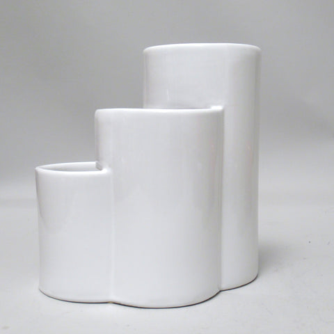 Vase Aster blanc Giotto Stoppino Fratelli Brambilla