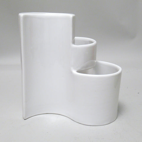 Vase Aster blanc Giotto Stoppino Fratelli Brambilla
