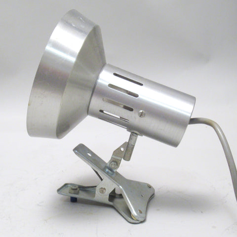 Spot à pince métal brossé 1970