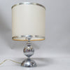 Lampe abat-jour chromé années 70