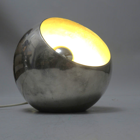 Lampe moderniste en métal argenté Lino Sabattini circa 1960