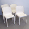 Set de 4 chaises Selene blanches Magistretti Artemide