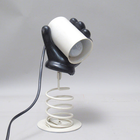 Lampe Main sur ressort Années 80