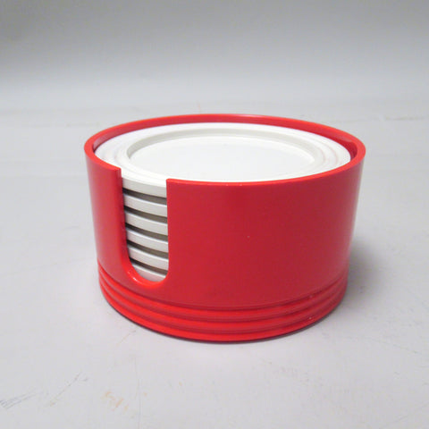 Sous-verres blanc Pino Spagnolo Biesse 1980