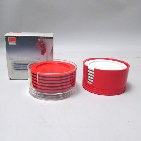 Sous-verres blanc Pino Spagnolo Biesse 1980