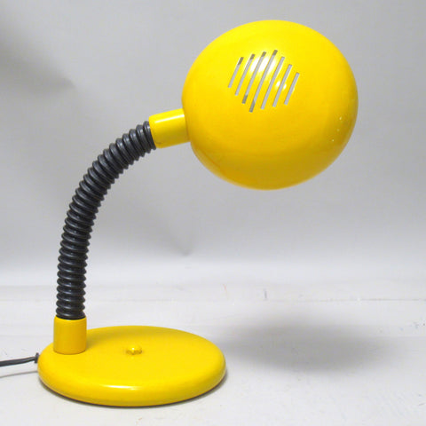 Lampe jaune Targetti Sankey Années 80