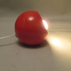 Lampe spot boule rouge Algeco circa 1970