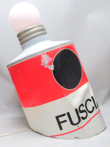 Lampe Tube de peinture Fuschia Pop Art Années 80