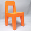 Chaise Seggiolina orange Enzo Mari Magis