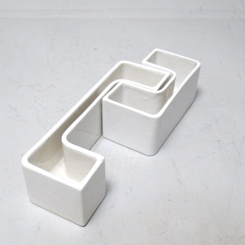 Paire de ceramiques Tremiti Angelo Mangiarotti Danese