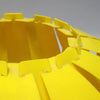 Abat-jour de suspension Space Age jaune