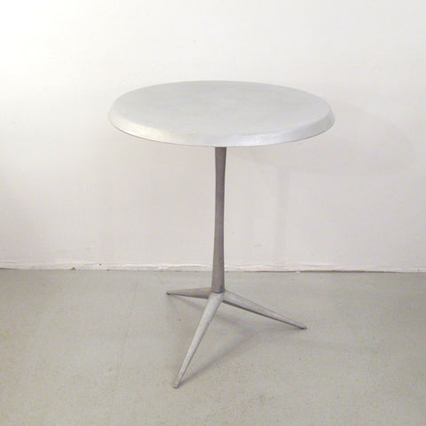 Gueridon en fonte d'aluminium Années 80