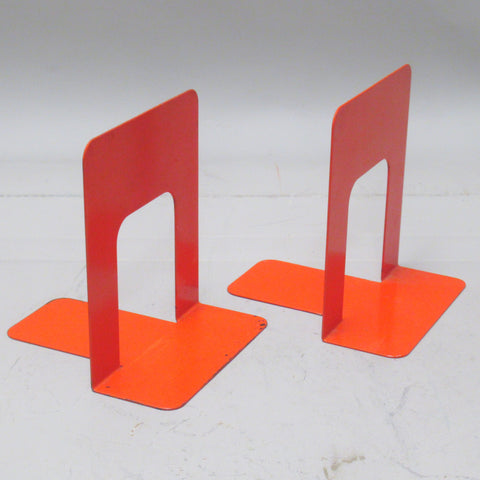 Paire de serre-livres rouge