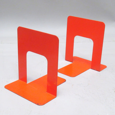 Paire de serre-livres rouge