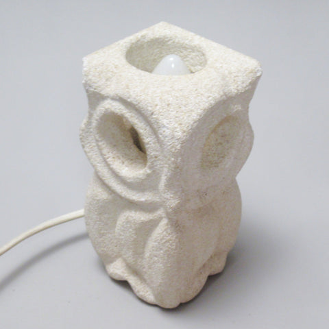Lampe Hibou en pierre Albert Tormos Années 60