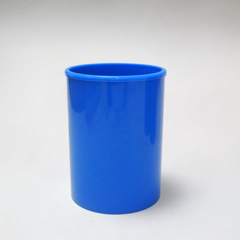 Pot à crayon bleu Années 80