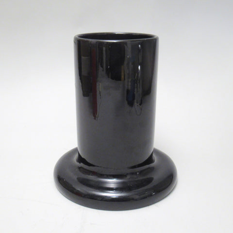 Vase rouleau noir Pino Spagnolo Sicart