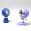Lampe boule bleue Piero de Martini Reggiani 1968