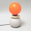 Lampe boule orange Années 70