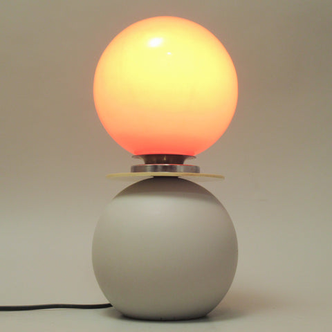 Lampe boule orange Années 70