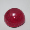 Cendrier en verre rubis Bullicante Murano Années 60/70