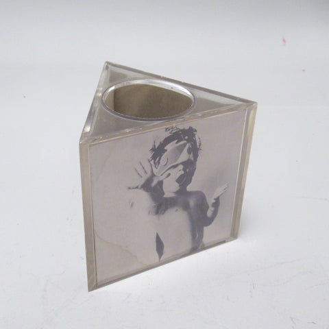 Cadre photo-Pot à crayon plexiglas Gignoux Bac Design 1970