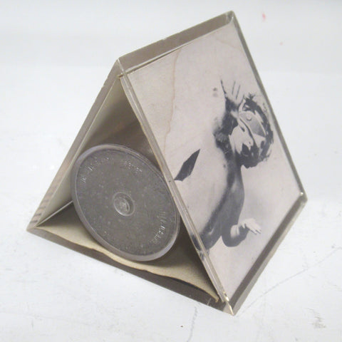 Cadre photo-Pot à crayon plexiglas Gignoux Bac Design 1970