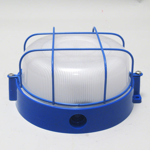 Applique ou plafonnier industriel bleu