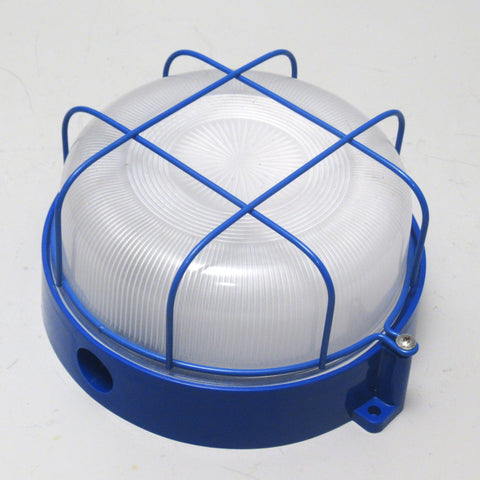 Applique ou plafonnier industriel bleu