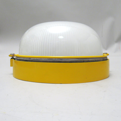 Applique ou plafonnier industriel jaune