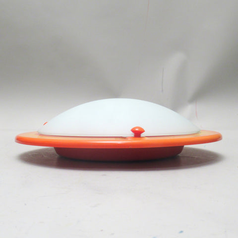 Applique ou plafonnier hublot orange