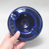 Cendrier moderniste en céramique bleu Années 60