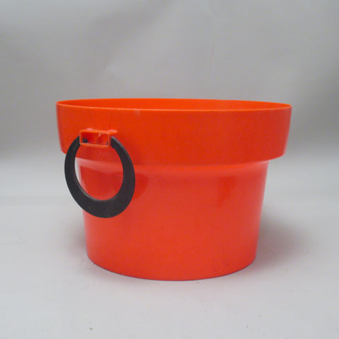 Panier de rangement orange Lever Années 70