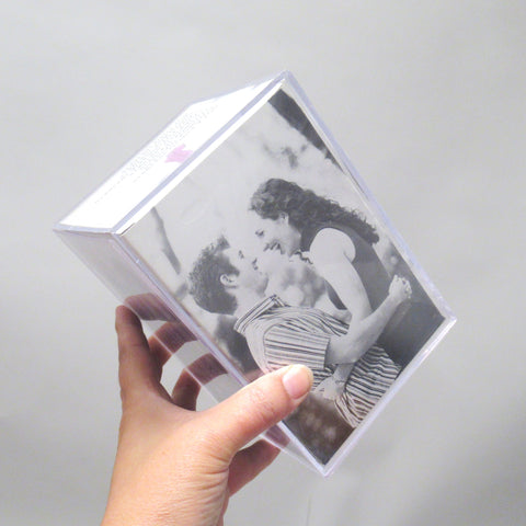Grand cadre Cube en plexiglas Années 80