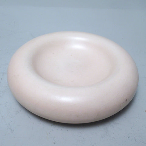 Cendrier en céramique rose pale années 80