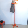 Portemanteau en bois orange Années 70