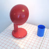 Table pliante à quadrillage rouge Années 80