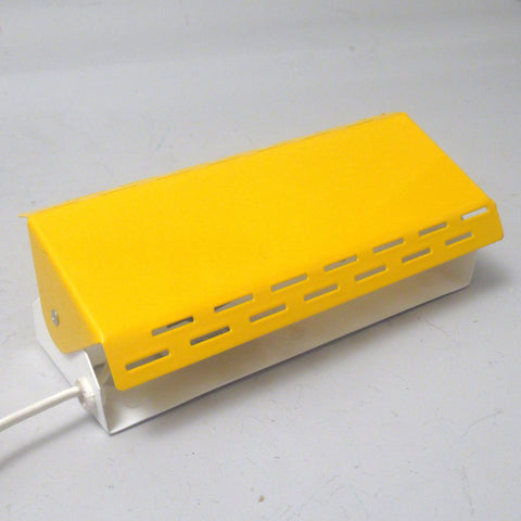 Applique moderniste à volet pivotant jaune Années 80