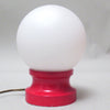 Lampe boule rouge Années 60