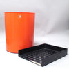 Corbeille orange Roger Tallon Art et Bureau