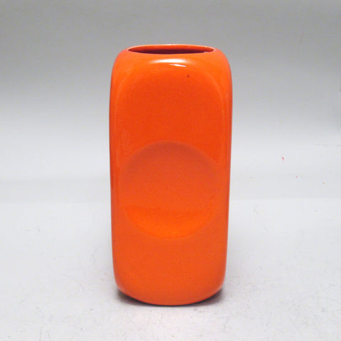 Vase rectangulaire orange Parravicini année 70