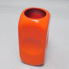 Vase rectangulaire orange Parravicini année 70