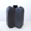 Grand vase noir Sculpture Ambrogio Pozzi 1968