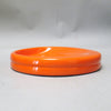Coupe en ceramique orangee Arch. Saporiti Parravicini Années 70