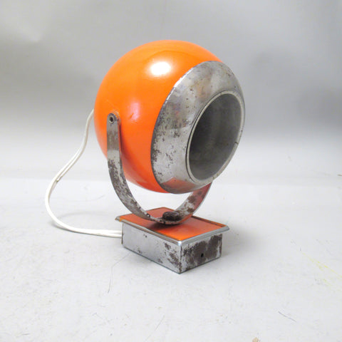 Applique boule orange ball eye Années 70