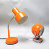 Applique boule orange ball eye Années 70