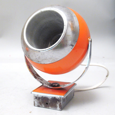 Applique boule orange ball eye Années 70