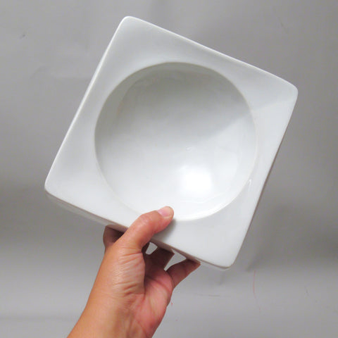 Coupe en porcelaine Yves Mohy Virebent 1970