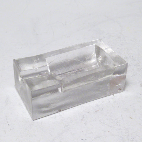 Cendrier Art Deco en verre